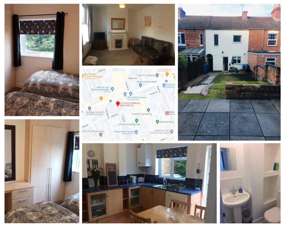 4 Bedroom House For Corporate Stays In Kettering Exterior foto